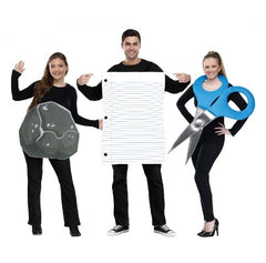 Costume - Pierre, papier, ciseaux - Adulte - Taille Unique