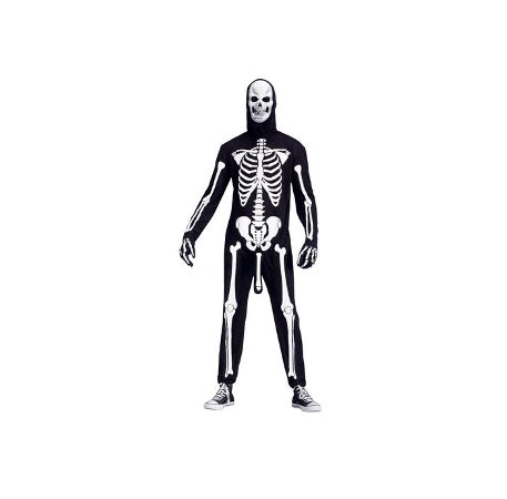 Costume Homme - Squelette bien monté - Adulte - Taille Unique