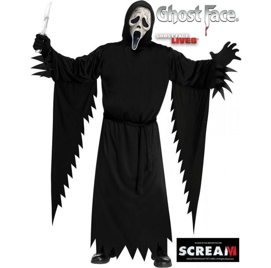 Costume Homme - Ghost Face Vieilli - Adulte – Taille Unique