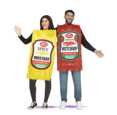Costume – Moutarde et Ketchup - Adulte - Taille Unique
