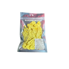 Ballons latex 5" - 50/Pqt - Jaune Pastel