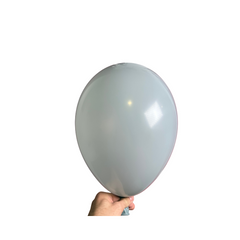 Ballons latex 12" - 1 Unité - Gris