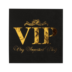 Serviettes à repas - V.I.P - 10/Pqt