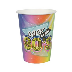 Verres en papier - Année 80 - 10/Pqt