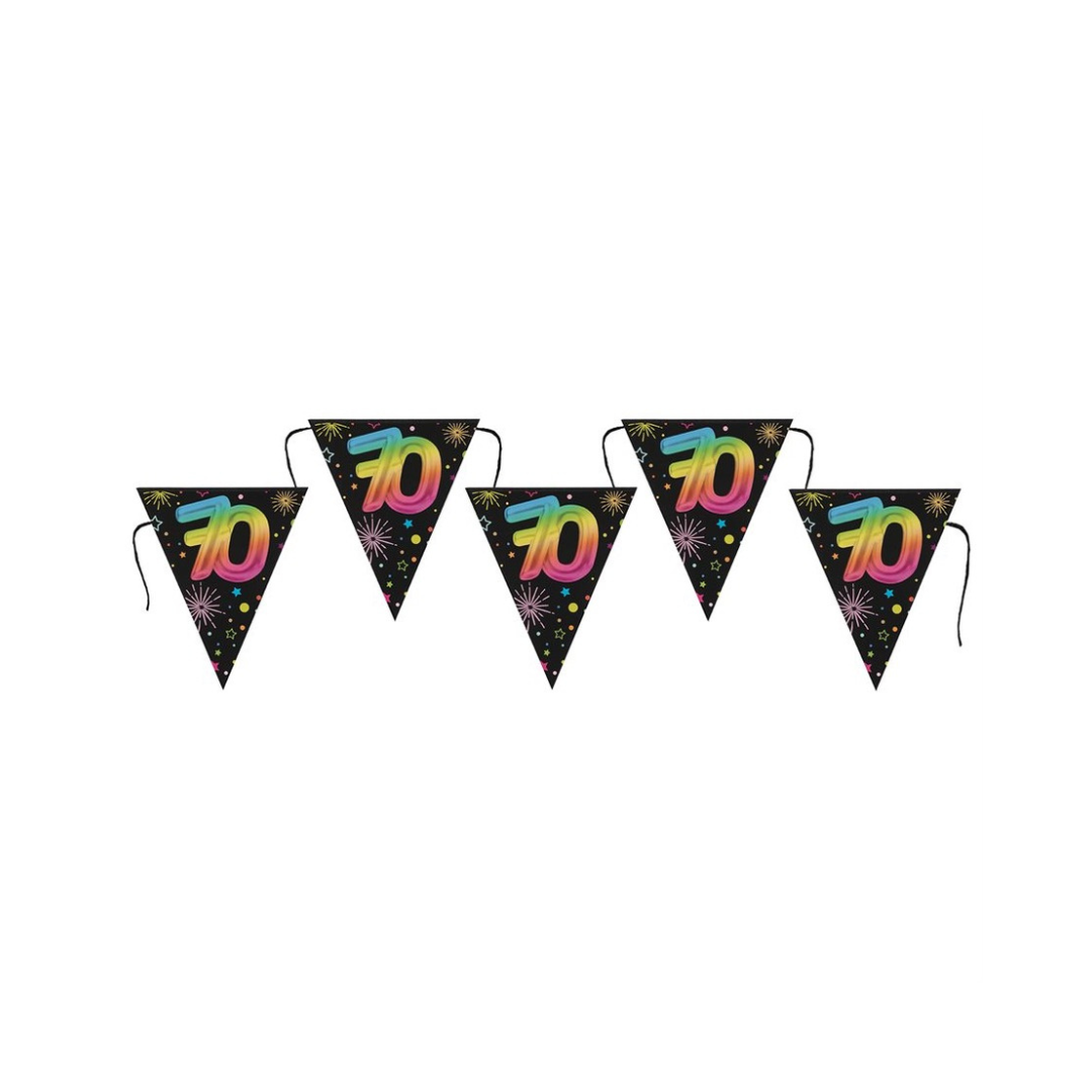 Bannière - Multicolore - 70 ans