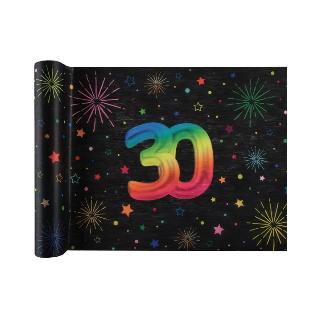 Chemin de table - Multicolore - 30 ans