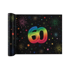 Chemin de table - Multicolore - 60 ans