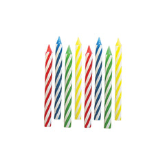 Birthday Candle Spiral Assortment - Primary