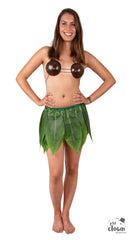Jupe hawaiënne feuilles de bananier - adulte - 35 cm