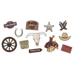Décorations - Western  - 12/Pqt