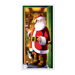 Décoration de porte - Père Noël