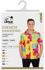 Chemise Adulte Hawaïenne fleurs