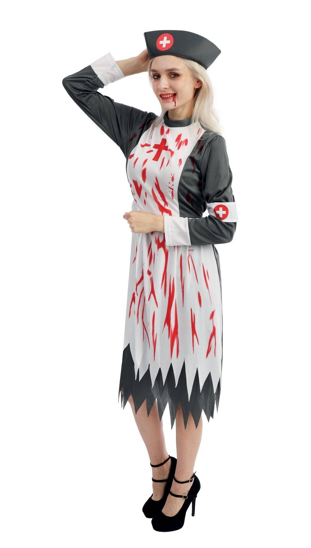 Costume Adulte - Infirmière Ensanglantée