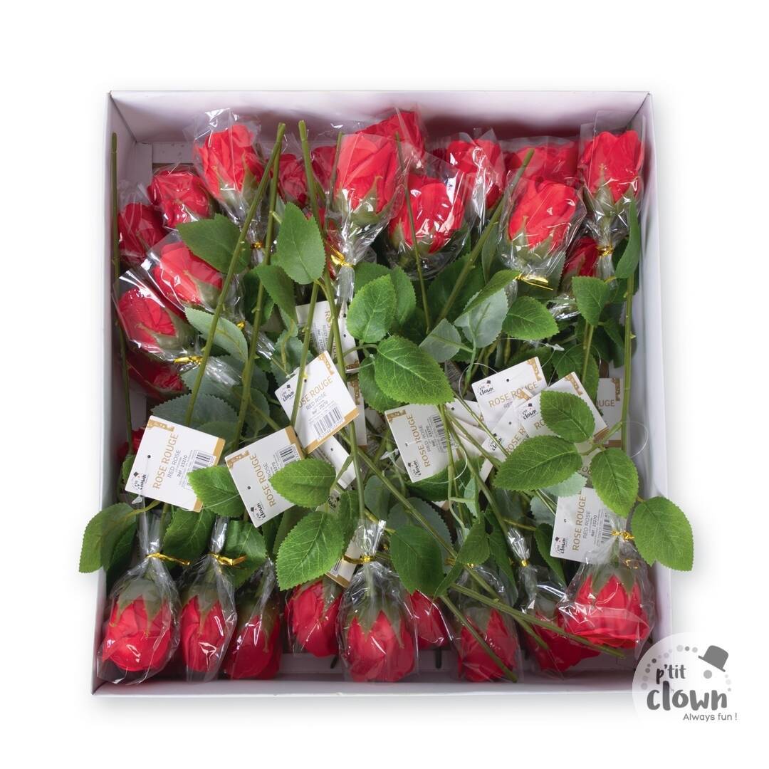 Rose rouge - 36cm