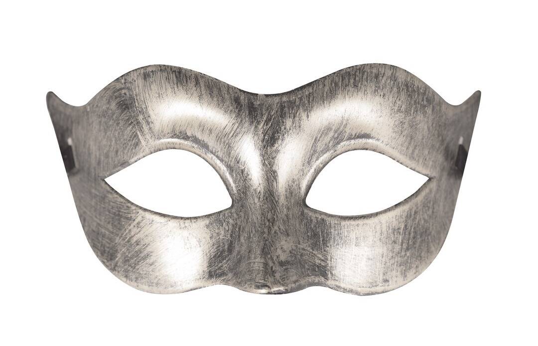 Masque bal masqué - argent