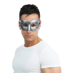 Masque bal masqué - argent