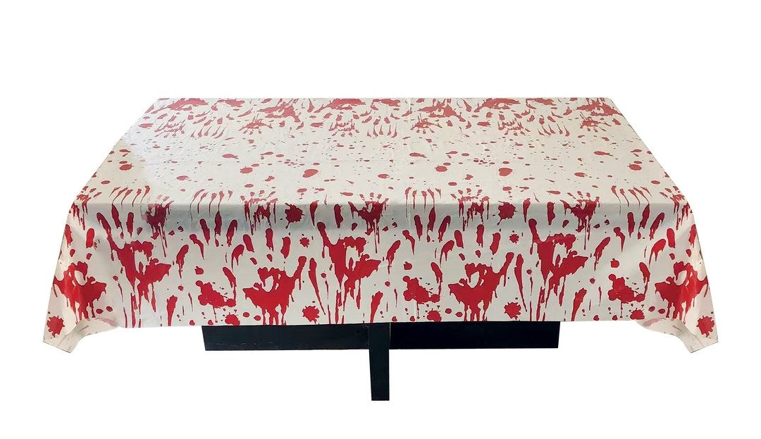 Nappe Halloween sanglante - plastique