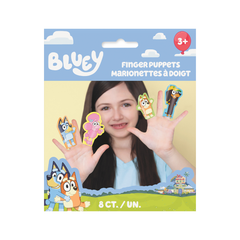 Marionnettes à doigt - Bluey - 8/Pqt Unique