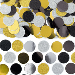 Confettis - Or - Argent - Noir - Brillant - 2.25oz