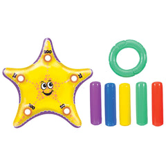 Lancer anneaux gonflables pour piscine