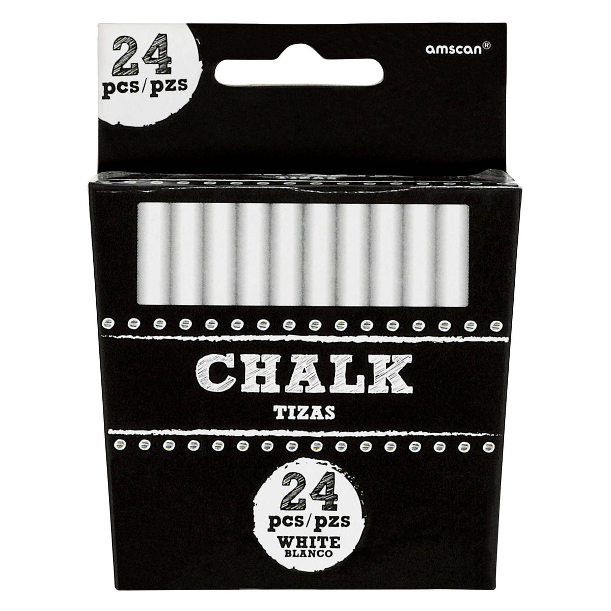 Craie - Blanche - 24/Pqt