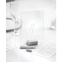 Table Sign w/ Stencils