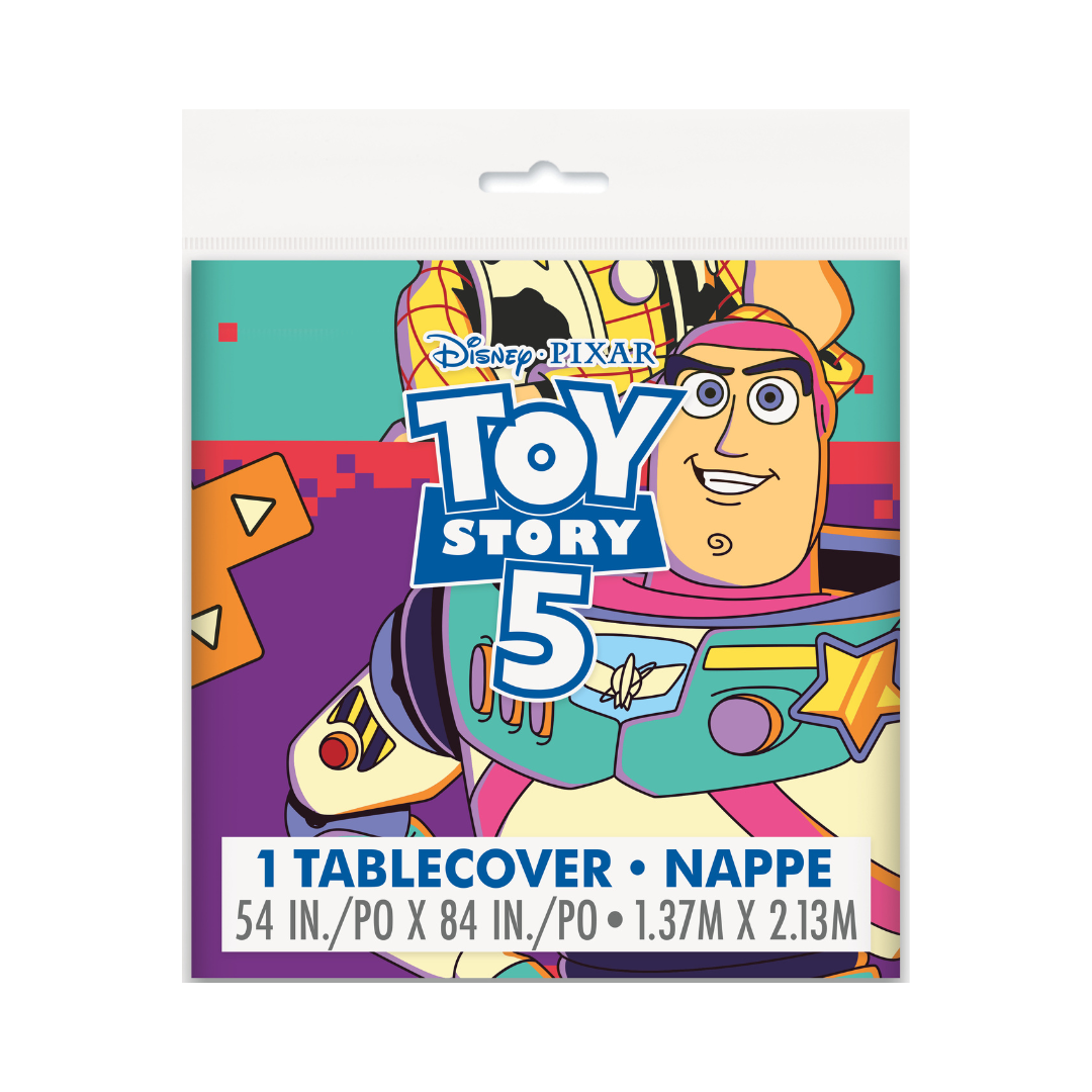 Nappe en Plastique - Disney Histoire de Jouets 5 - 54 po x 84 po Unique
