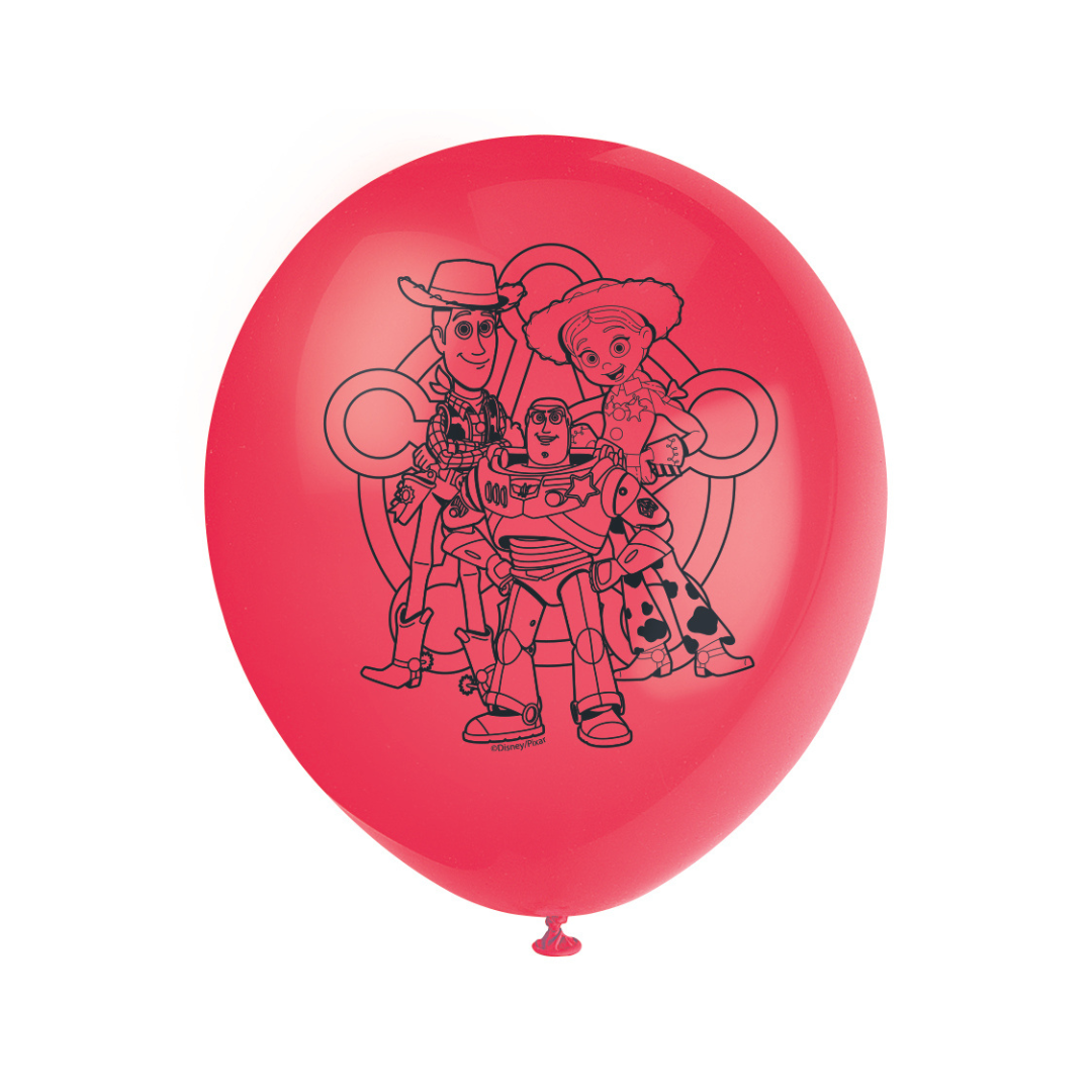 Ballons en Latex 12 po - Disney Histoire de Jouets 5 - 8/Pqt Unique