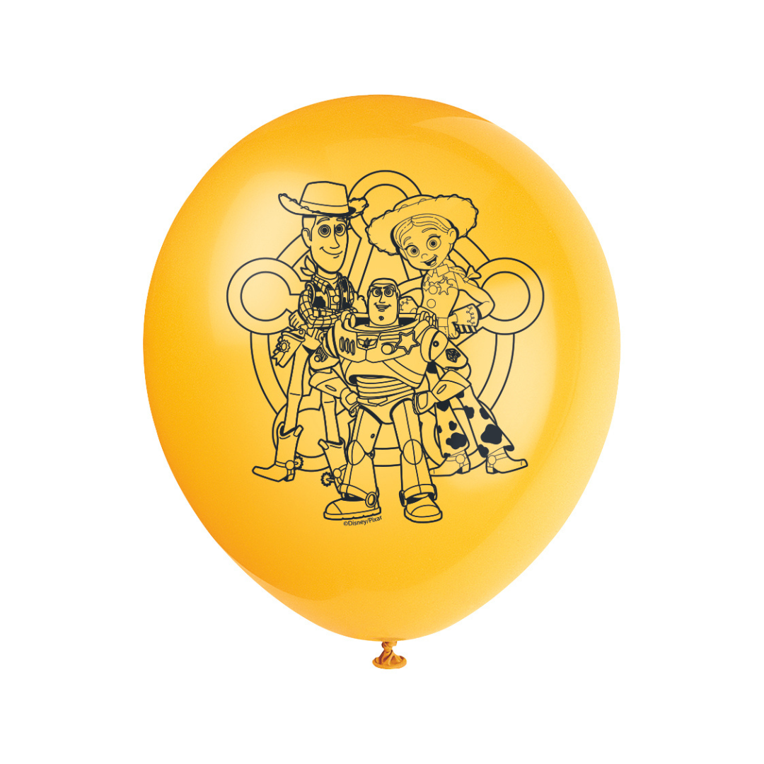 Ballons en Latex 12 po - Disney Histoire de Jouets 5 - 8/Pqt Unique