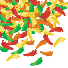 Confettis - Piments Chili Or, Vert, Rouge - 1oz/Pqt