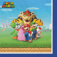 Serviettes de Table - Super Mario Bros™ - 8/Pqt