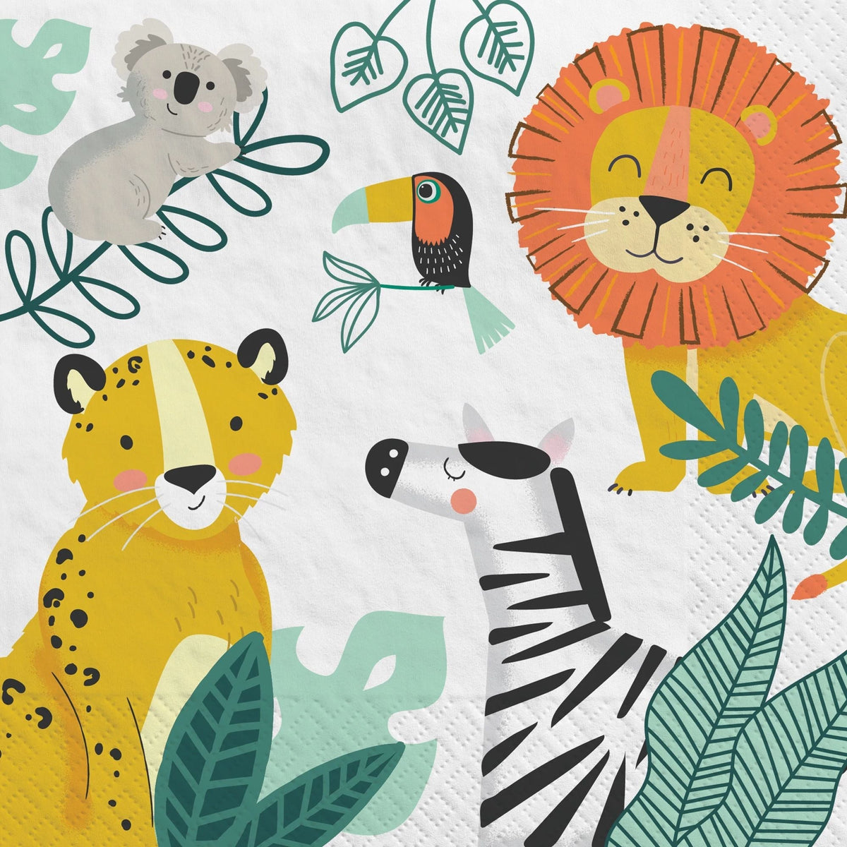Serviettes de Table - Jungle - 16/Pqt