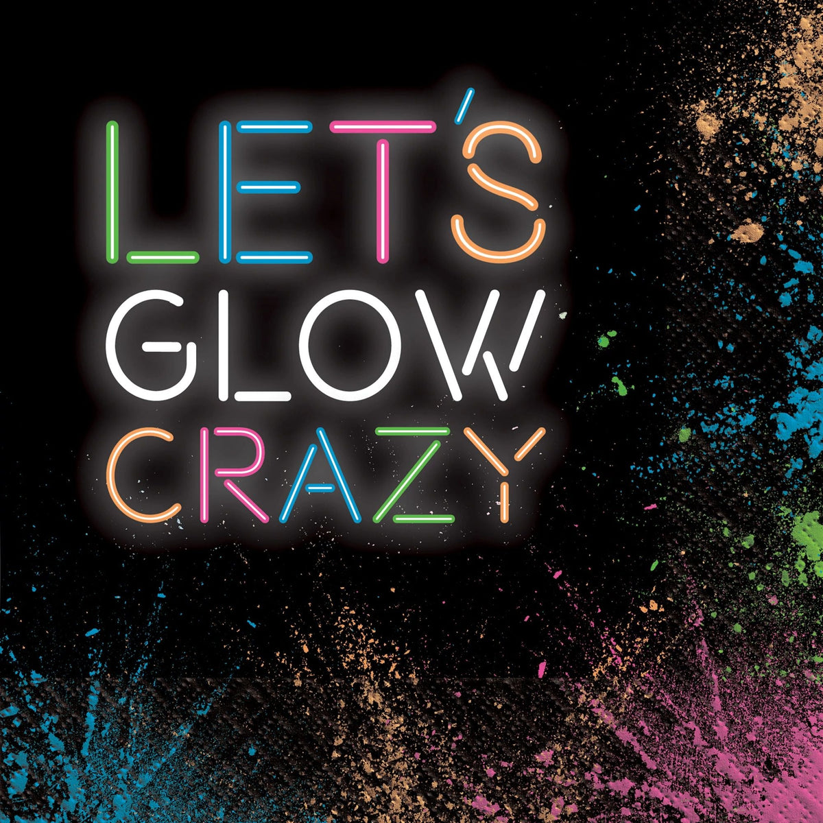 Serviettes de Table - Lets Glow - 16/Pqt