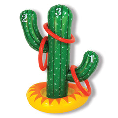 Jeu de Lancer D’Anneaux Sur Cactus Gonflable