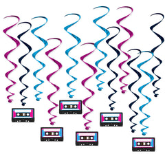 Décorations Tournantes Cassette Audio - 12/Pqt