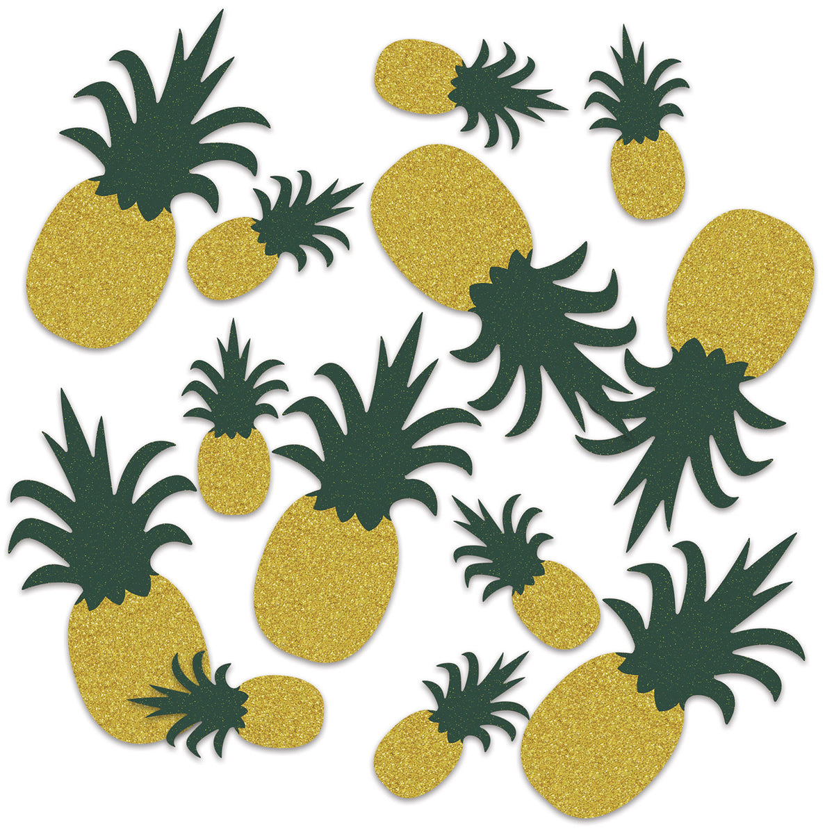 Confettis scintillants ananas surdimensionnés – 1/2oz