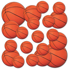 Découpes Basketball - Tailles Assorties – 20/Pqt
