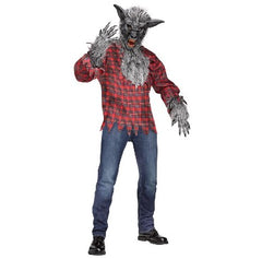 Costume Homme - Loup-garou gris argenté - Adulte
