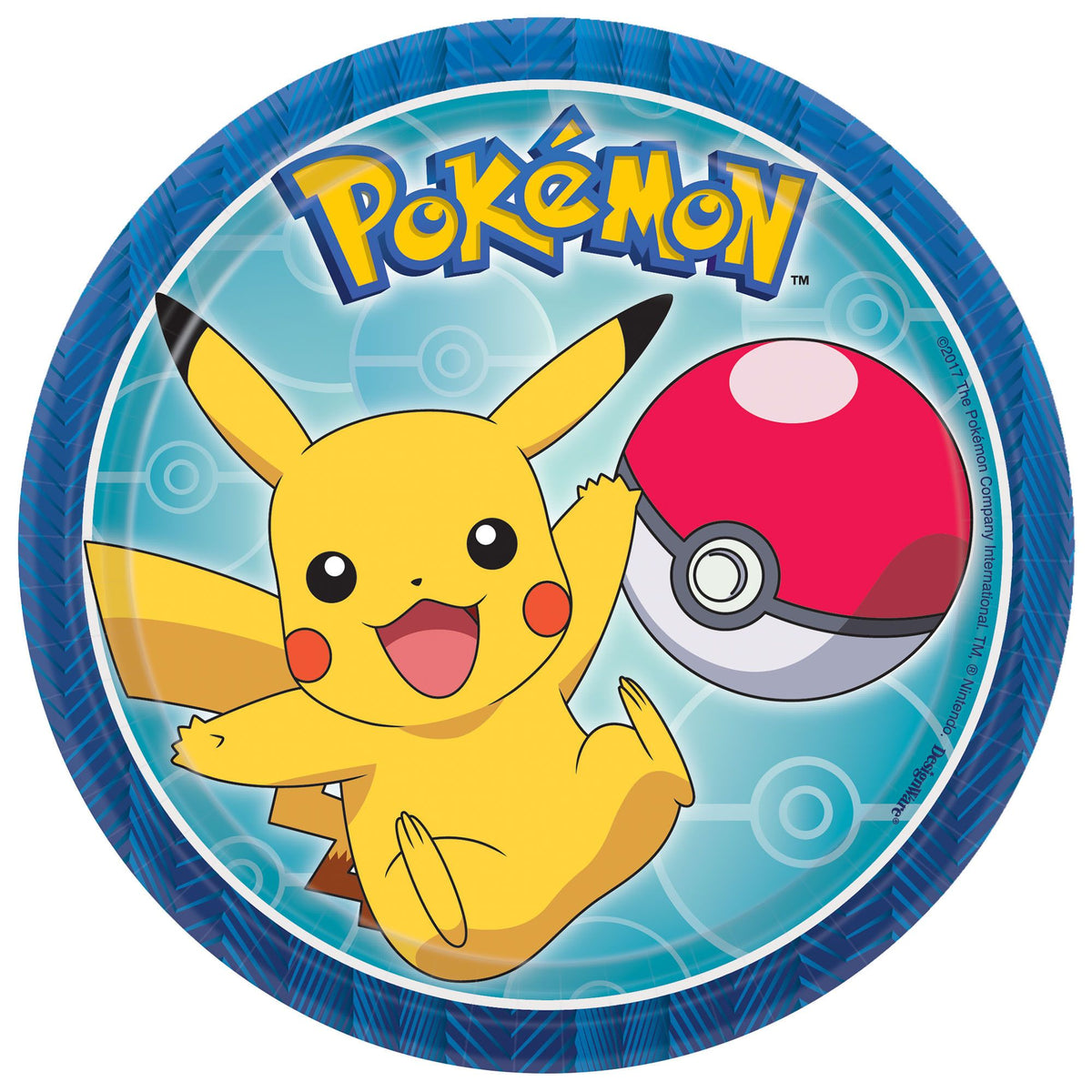 Assiettes à Dessert - Pokémon - 7" - 8/Pqt