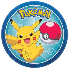 Assiettes à Dessert - Pokémon - 7" - 8/Pqt