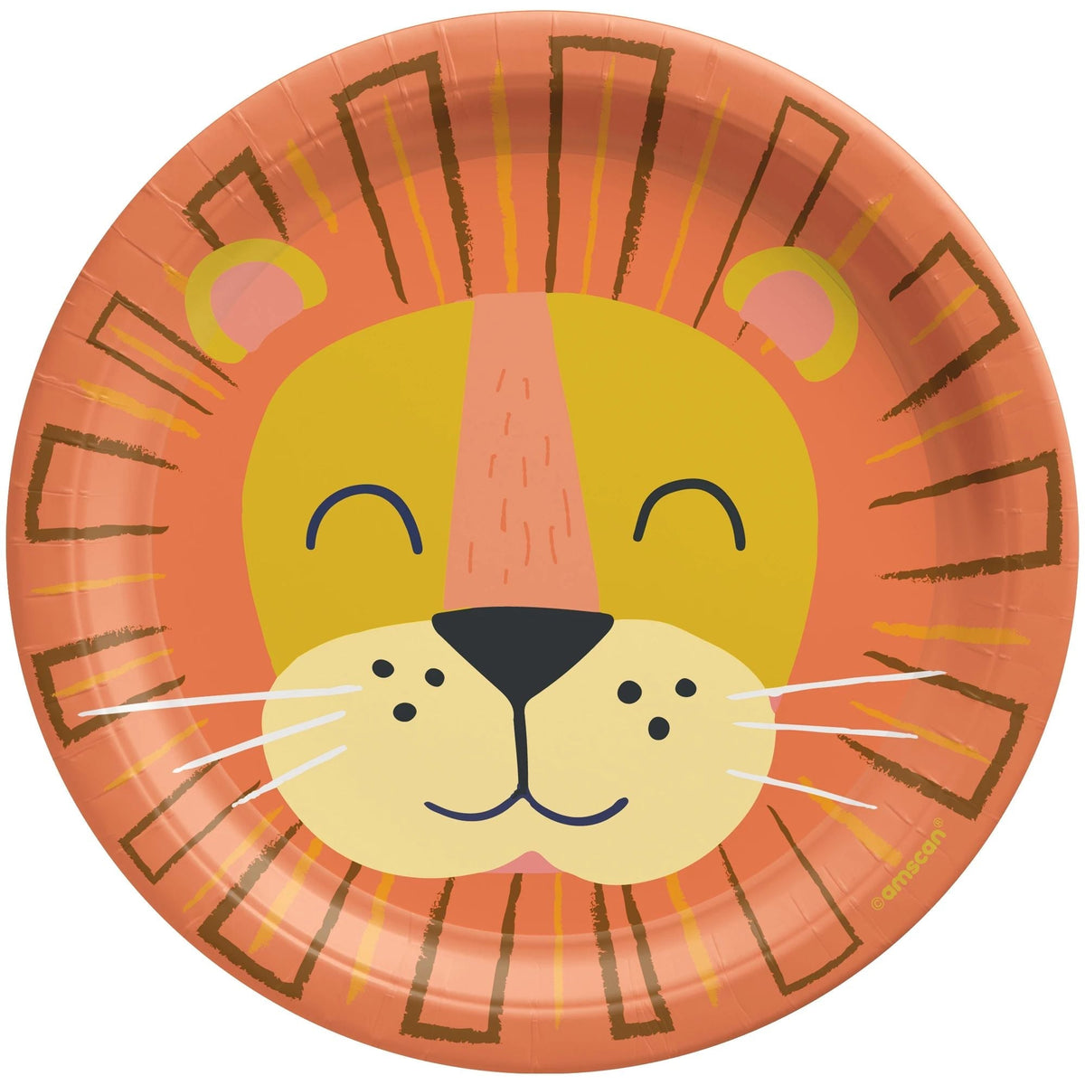 Assiettes à Dessert - Jungle - 7" - 8/Pqt