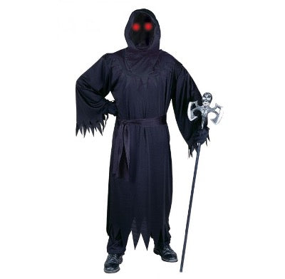 Costume Homme - fantôme avec yeux lumineux - Adulte – Taille unique