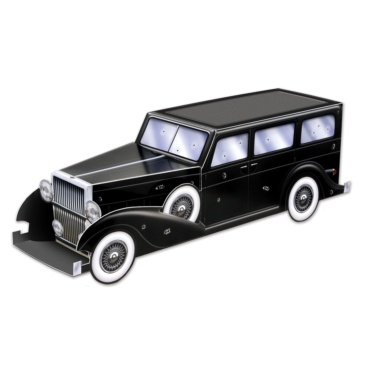 Centre de table - Voiture de gangster –  12" x 4"