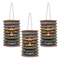 Lanternes en papier tiki 9" – 3/Pqt