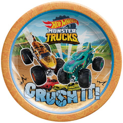Assiettes à Dessert - Hot Wheels Monster Truck - 7" - 8/Pqt