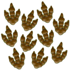 Empreintes de dinosaures - Autocollantes - 10/Pqt