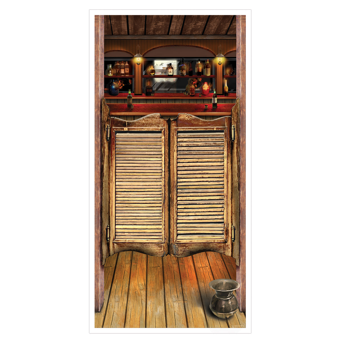 Décoration pour Porte - De Saloon - 30" x 60" - 1/Pqt