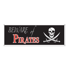 Bannière - Attention aux pirates - 5' x 21"