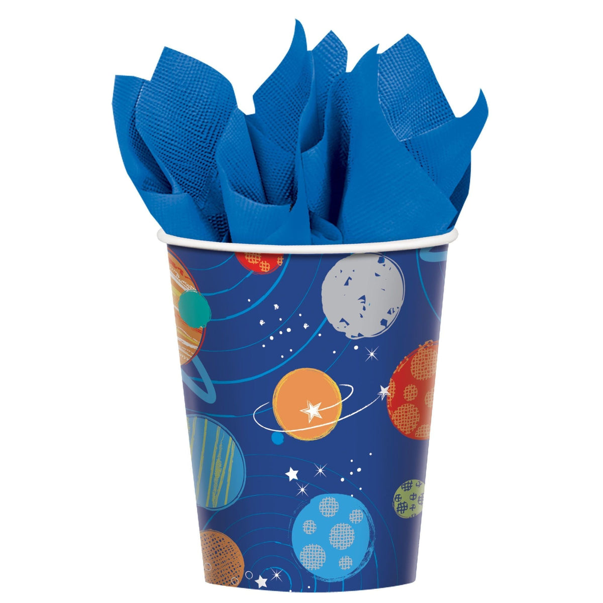 Verres en Papier - Espace - 9oz - 8/Pqt