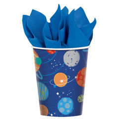Verres en Papier - Espace - 9oz - 8/Pqt
